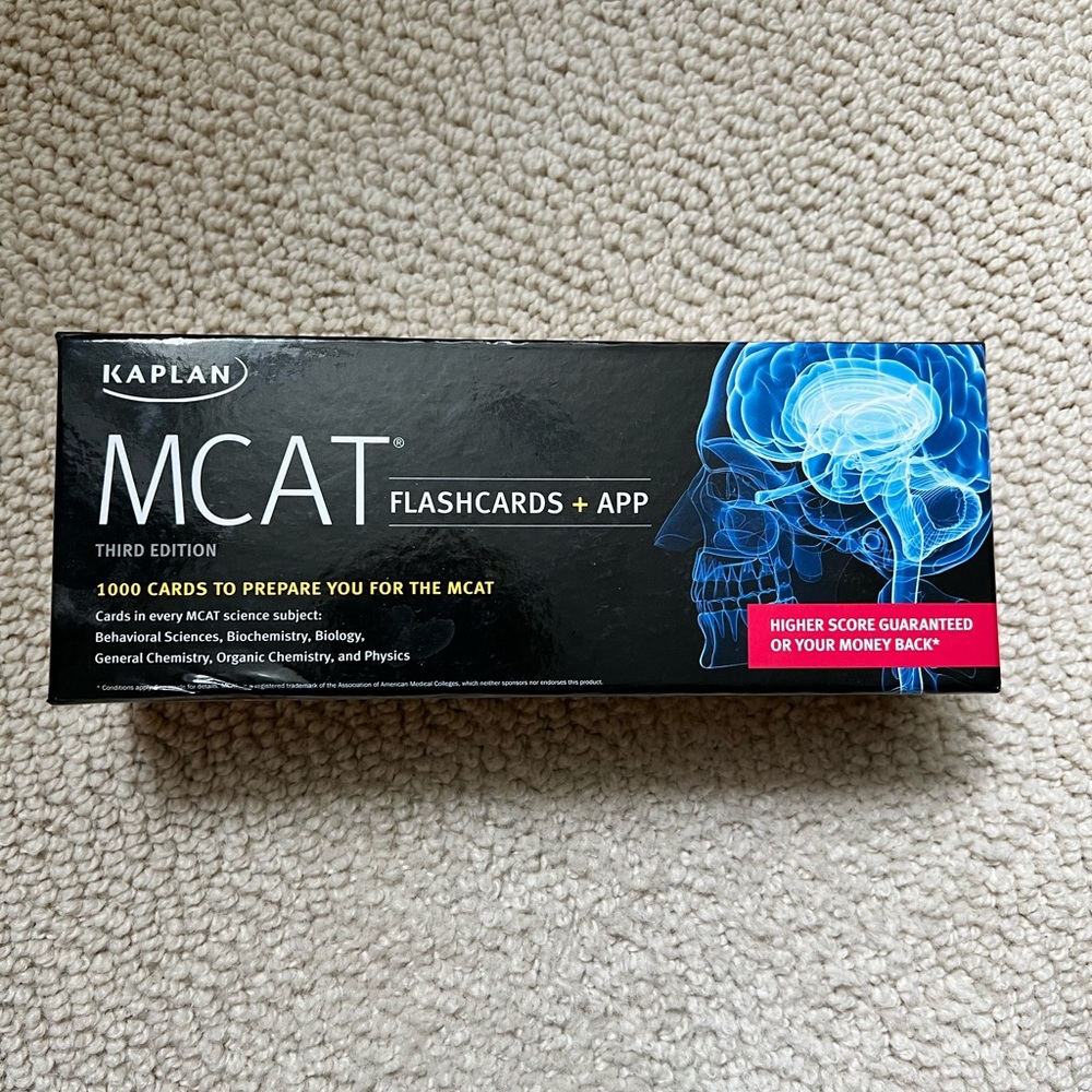 MCAT Flash Card Set- NEW